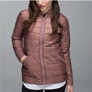Lululemon The Bomb Bomber Jacket, Reversible, Size 4